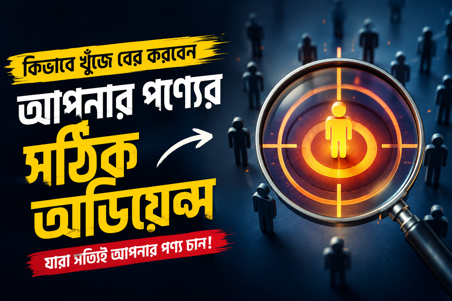 সঠিক অডিয়েন্স খুঁজে বের করুন: আপনার পণ্য কার জন্য, সেটা জানলেই মার্কেটিং সহজ